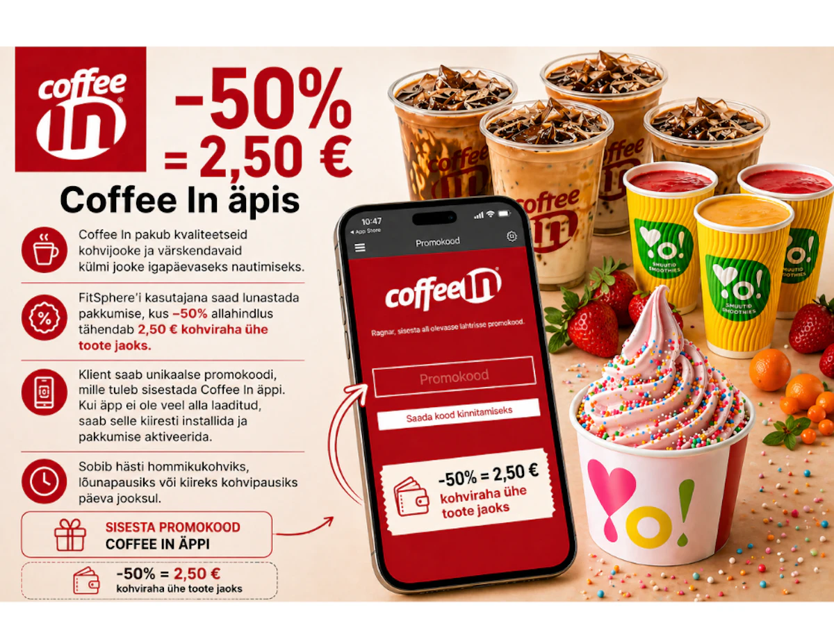 –50% = 2,50 € Coffee In äpis