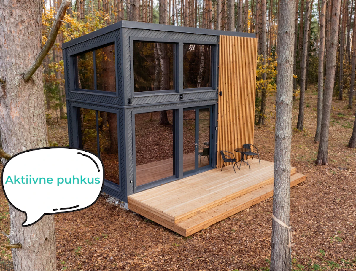 🏠Estberg puhkemaja majutus koos saunaga ja kanuumatkaga koguni 110€ soodsamalt! 🏠